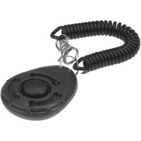 Кликер на браслете с карабином ZooOne [чёрный] 1019-08 Пет Лайн