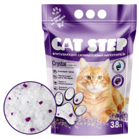 Cat Step Professional, силикагелевый наполнитель для кошек [лаванда], 3,8 л.