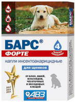 Агроветзащита Кап.Барс Форте д/щенков п/б 4д*5кг АВЗ !ОБНУЛИТЬ! [уценка]