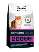 Gina Cat Sterilized Chicken&Rice (3кг)