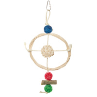 Triol Игрушка для птиц "Кольцо с шариками", 320/350*140 мм.