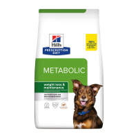 Hills Prescription Diet Metabolic диетический сухой корм для собак для достижения и поддержания оптимального веса с ягненком и рисом - 1,5 кг