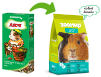 Зоомир Дуся Корм для морских свинок, (500 гр)