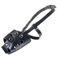 Намордник кожаный "Фокстерьер", 5 кг, 230*140*120мм Триол