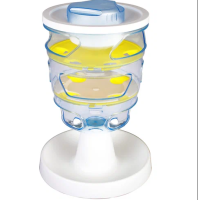 Чистый котик Игрушка кормушка для кошек ((Синий/желтый))