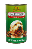 Др.Алдерс ДОГ ГАРАНТ консерва рубец/сердце 1230 гр