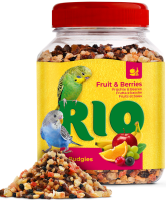 Рио Лакомство для волнистых попугайчиков Фрукты и ягоды 180г