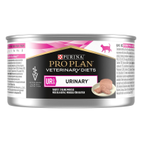 ПРОПЛАН Veterinary Diet UR Mousse корм для кошек при болезнях нижних отделов мочевыводящих путей c индейкой, Консервы, 195 г