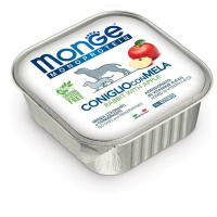 Monge Dog Monoprotein Fruits консервы для собак паштет из кролика с яблоком 150г