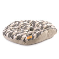 Лежак DISK 60 [Серый камуфляж с белым]