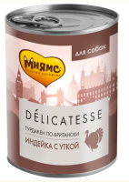 Мнямс консервы для собак всех пород "Турдакен по-британски" индейка с уткой 400 г NEW [уценка]