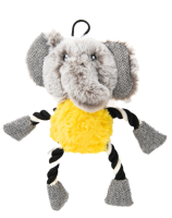 Игрушка Elder Club для собак Слон с канатом 25 см