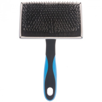 DeLIGHT Пуходерка металлический длиннозубый корд для пушистых животных