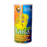 ВАКА-Люкс корм для мелких и средних попугаев 1 кг.