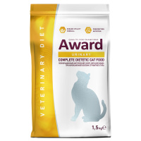 Диетический корм AWARD VETERINARY DIET URINARY для взрослых кошек при мочекаменной болезни струвитного типа (1,5 кг)