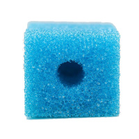 Россия Губка прямоугольная крупнопористая СИНЯЯ ,4х1,5х11 см. (4х1,5х11см)