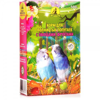 Корм Анфиса д/вол/поп. овощи/фрукты 500гр