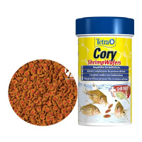 TetraCory Shrimp Wafers корм-пластинки с добавлением креветок для сомиков-коридорасов 100 мл