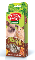 Happy Jungle Prestige корзинки для ГРЫЗУНОВ МЕД+СЕМЕЧКИ 3 шт. 85 г [уценка]