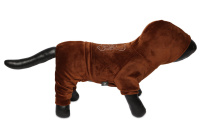 Велюровый комбинезон для собак Lion Bear LM926 (Размер XL (спинка 36 см)