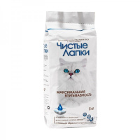 Наполнитель Чистые лапки комкующийся Комфорт 5кг