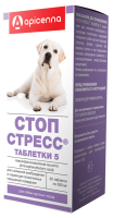 Apicenna Стоп-стресс табл.д/собак круп.пород от 30кг. 1*100