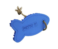 GoSi Массажер десен для собак "РЫБКА" 18см ЭВА синий