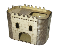 Зоомарк Домик-Крепость 20*12*17,5 [фанера] НС0001