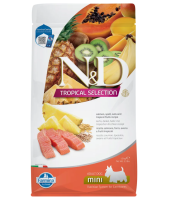 Сухой низкозерновой корм Farmina N&D Tropical Selection Dog Mini для взрослых собак мелких пород, лосось (1,5 кг)
