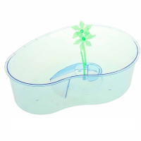 BARBUS Террариум для черепах с островком и пальмой, 35х23,5х10 см (BOX 012)