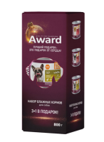 AWARD набор влажных кормов для собак 3+1 [33063]