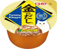 CIAO Kinnodashi cup Тунец Кацуо Дополнительный рацион для кошек 70г