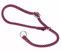 Ошейник-полуудавка SPORT EXTREME CS8/60 шнур 8 мм, фуксия с черным