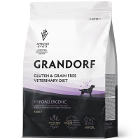 GRANDORF VETERINARY DIET RABBIT [Кролик] HYPOALLERGENIC полнорационный диетический сухой корм для собак, применяемый при пищевой аллергии или пищевой непереносимости (1 кг)