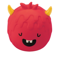 Триол Игрушка для собак из латекса "Красный монстрик с рожками", 63мм, серия HORROR