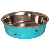 Триол Миска металлическая для собак стрекоза BL-06 750 мл. (BL-04 250 мл)