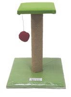 Дружок ДРУЖОК 029 Когтеточка-столб для кошек, на платформе с полкой