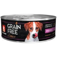 Мясной рацион Grain Free, консервы для собак, Индейка, 100 г.