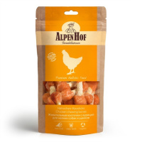 AlpenHof Лакомство Жевательные косточки с курицей для мелких собак и щенков, 50 г.