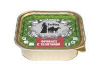 ZOORING Консервы для собак, паштет Фрикасе с Телятиной 100 г.