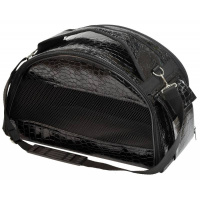 Сумка-переноска кожзам ЗООНИК (черная)