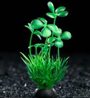 Растение искусственное аквариумное, 10 см, зелёное 7523954 Пижон Аква