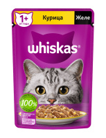Whiskas Вискас желе с курицей 75 г. 1*28