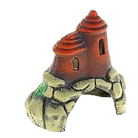 Россия Грот Замок с круглой крышей Краснодар Синий К-10с