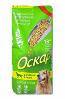 Оскар д/с сух.взр/все/пор.13кг.ягненок/рис