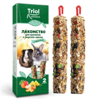 Триол Стадат Лакомство для кроликов и морских свинок с фруктами [уп. 2 шт], 100г