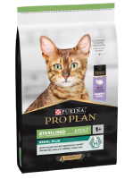 ПРОПЛАН STERILISED д/кошек Поддержание здоровья почек с индейкой (1,5кг)