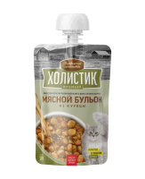 Деревенские Лакомства Премьер лакомство для кошек мясной бульон курица - 90 г