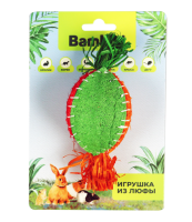 Игрушка Bambini Pets для грызунов "Репка" из люфы