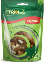 Триол Кальцинированная косточка с курицей, 70 г. [уценка]